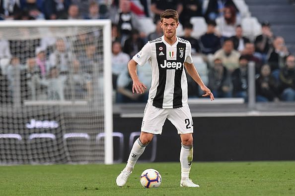 Rugani has found himself down the order at Juventus